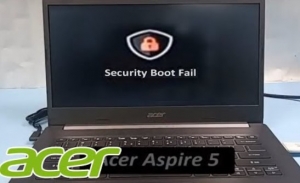شرح تخطي مشكلة Acer Security Boot Fail